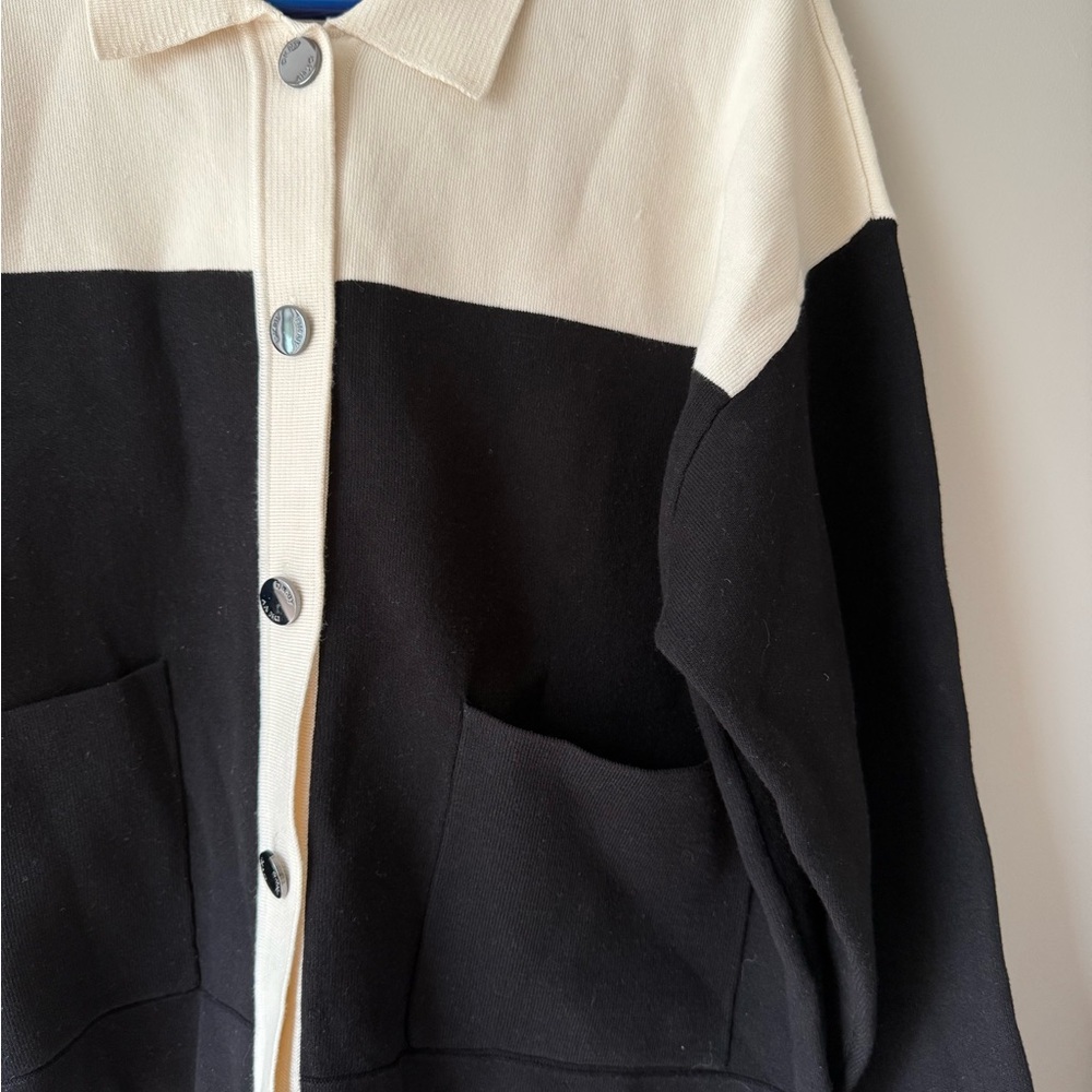 DKNY Button Up Sweater - Picture 3 of 5
